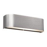 Adriano LED wall lamp brushed aluminium