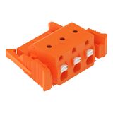 1-conductor female connector push-button Push-in CAGE CLAMP® orange