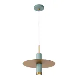 SELIN Pendant 1x GU10/35W Blue/matt yellow copper