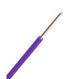 PVC Insulated Wires H07V-U (Ye) 2,5mmý violet