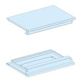 2 PLAIN UPPER/LOW PLATE W300 PRISMA G IP55