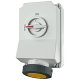 Wall mounted recept.DUO, 63A3p4h110V