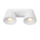 Lucide TRIGONO - Ceiling spotlight - 2xGU10 - White