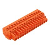 1-conductor female connector CAGE CLAMP® 2.5 mm² orange