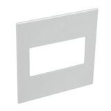 Arteor™ - American and South African standard plate square version 4 modules for 4'' x 4'' box - Soft Alu