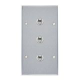 Art d'Arnould universe Memory three two-way or lever switch 10A - brushed steel