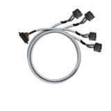 PLC-wire, Digital signals, 10-pole, Cable LiYY, 1 m, 0.25 mm²