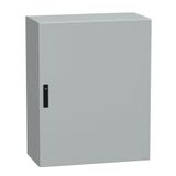 Spacial CRNG plain door w/o mount.plate. H1000xW800xD400 IP66 IK10 RAL7035