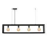 THOR Pendant 4xE27 L120cm W13cm Iron Grey