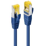 7.5m RJ45 S/FTP LSZH Network Cable, Blue Cat.6A Plug, Cat.7 raw cable