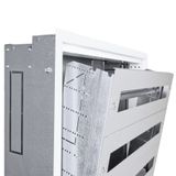 Flush-mounted frame + door 2-33, 3-part system