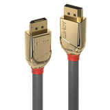 7.5m DisplayPort 1.2 Cable, Gold Line DP Male to Male