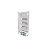 Compact distribution board-flush mounting, 3-rows, super-slim sheet steel door