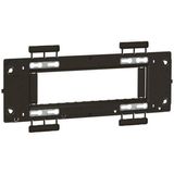 Support frame Arteor - for German/French boxes - 6 horizontal modules