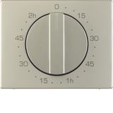 Centre plate for mechanical timer, K.5, stainless steel, metal matt fi