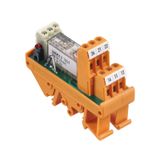 Relay module, soldered relay, 24 V DC ±10 %, red LED, Free-wheeling di