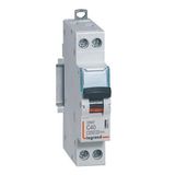 Phase+Neutral circuit breaker DNX³4500 6kA inlet and outlet screw terminal - 1P+N 230V~ 40A curve C - 1 module