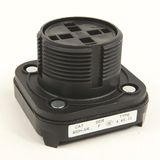 Allen-Bradley 800H-AR2D1Y 30.5mm Type 4/4X/13 Mom. Contact PB, Non-Illum., Black, Flush Hd, 1 N.O. Stackable Sealed Switch