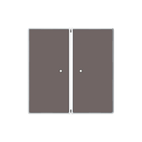 SRB-2P-85TP Cover F@H SKY 2C. Shutter Brown - Sky Niessen