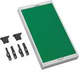 Assembly unit, universN,450x250mm, protection cover, green
