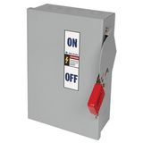 Allen-Bradley, 1494H Heavy Duty Safety Switch,  200A 600V AC Fusible Disconnect Switch, Type 1 General Purpose Painted Metal Enclosure, Door Latch