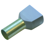 Twin ferrule 4.0/12 gray