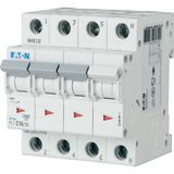 Miniature circuit breaker (MCB), 3 A, 3p+N, characteristic: C