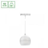 SYSTEM SHIFT BASIC - GLOBE P RING BALL LUMINAIRE SUSPENDED 90MM 10W 2700K WHITE