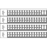 Marking tags for TB and ST - terminals, 61-90 (each 2x)