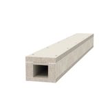BSK 090506  Fire protection channel I90/E30, 50x60, gray Lightweight concrete with glass fibers