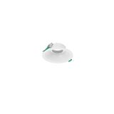 LUDOSPOT 50 HOUSING ROUND DECO 110MM FIX IP44 WHT