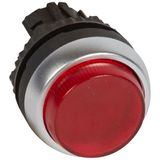 Osmoz illuminated spring return head - projecting - red