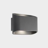 Wall fixture IP65 Diago LED 8W LED warm-white 3000K ON-OFF Urban grey 680lm