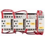 Star-delta contactor combination, 380 V 400 V: 11 kW, 230 V 50 Hz, 240 V 60 Hz, AC operation
