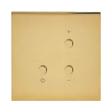 Art d'Arnould universe Epure all-lamp 2-wire dimmer without neutral - mirror gold