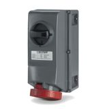 INTERLOCK.SOCKET 3P+N+E IP66 32A 6h