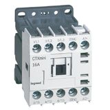 3-pole mini contactors CTX³ - 16 A (AC3) - 24 V= - 1 NC - screw terminals