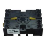 Socket, DIN rail/surface mounting, 8-pin, screw terminals