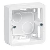 CADRE SAILLIE PROG. MOSAIC BLANC 2 MOD. CADRE 2 MODULES - HAUTEUR 30MM