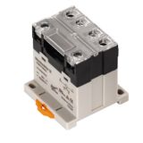 Relay module, 110 V DC, Green LED, 2 NO contact (AgSnO) , 277 V AC, 25