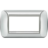 living int - cover plate 4M chrome