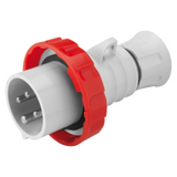 STRAIGHT PLUG HP - IP66/IP67/IP68/IP69 - 3P+E 16A 380-415V 50/60HZ - RED - 6H -  FAST WIRING