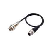 Proximity sensor, inductive, brass-nickel, M12, shielded, 2 mm, NO, 0.