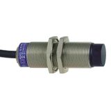 Inductive proximity sensors XS, inductive sensor XS6 M18, L72mm, brass, Sn12mm, 24...240VAC/DC, 1/2"