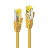 0.3m RJ45 S/FTP LSZH Network Cable, Yellow Cat.6A Plug, Cat.7 raw cable