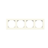 8574.1 BL Frame 4-gangs - Soft White 4gang White - Sky Niessen