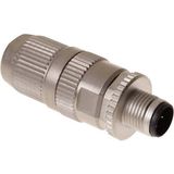 circular Connector w. Harax M12 L4 M