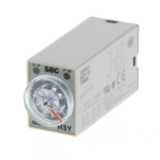 Timer, plug-in, 14-pin, on-delay, 4PDT, 3 A, 200-230 VAC Supply, 1 Sec H3Y 6124R