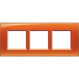 LL - cover plate 2x3P 57mm deep orange