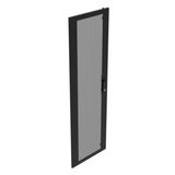 Microperforated front or rear door for Linkeo 19-inch 42U bay 800mm wide - 3-point locking and hinges